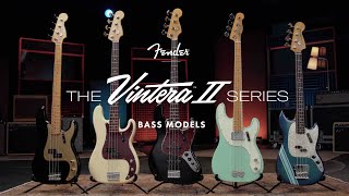 Fender Vintera II 70s Telecaster Bass MN Surf Green video