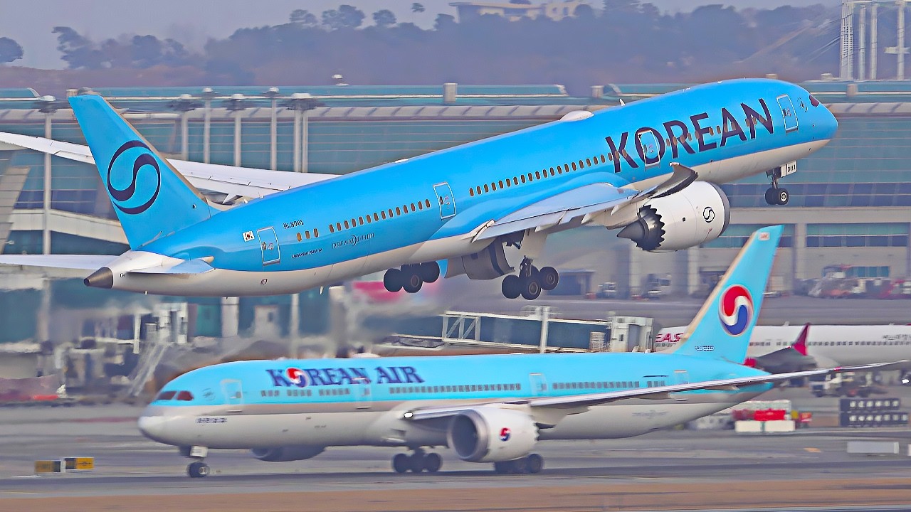 ✈️ 20분 비행기멍 | 거대한 비행기 인천공항 이륙 착륙 | Seoul Incheon Airport Plane Spotting [ICN/RKSI]