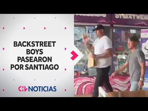 Backstreet Boys gastaron más de $800 mil en zapatillas en visita por el centro de Santiago