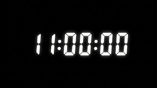 Celebrity 11 Hour Timer ⏳ | Countdown with Alarm 🚨 | No Music, Black Screen for Study & Sleep Net Worth