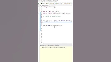 Change an Array Element #coding #shortsviral #java #javaprogramming