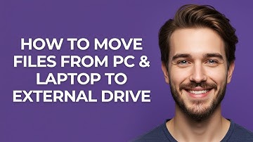 How To Move Files From Pc & Laptop To External Drive - GUIDE!