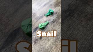 ORIGAMI SNAIL EASY TUTORIAL FOR SPONGEBOB FANS STEP BY STEP | HOW TO MAKE ORIGAMI SNAIL EASY FOLDING