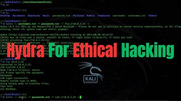 How To Use Hydra In Kali Linux | Ethical Hacking & Login Testing Guide