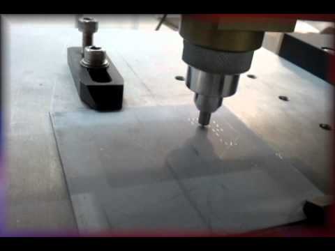 Scratching dot pin marking - jeil mtech - YouTube