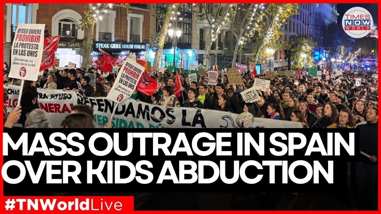 MASSIVE PROTEST IN MADRID: Protest Condemns “Christian Persecution” in Nigeria | Times Now World