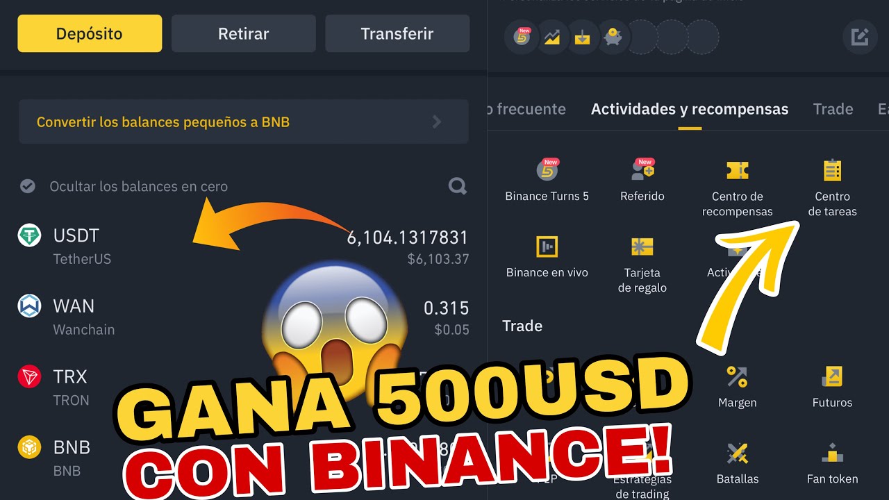 GANA USDT💸 al INTANTE con BINANCE 😱GRATIS METODO de CONVERSION para