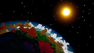 🌍 My Custom Planet Atmosphere, with Sun, Stars and Clouds☀️ - Terra Devlog