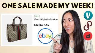 Bread and Butter Sales Plus One Massive Win What Sold on Poshmark eBay Vinted and Depop