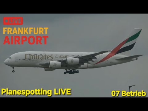 LIVE🔴 Frankfurt Airport Planespotting | 07 Betrieb | Heavy Action ✈️