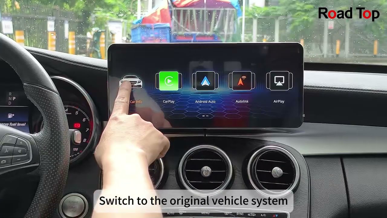 Linux Multimedia Screen Wireless CarPlay Android Auto for Mercedes-
