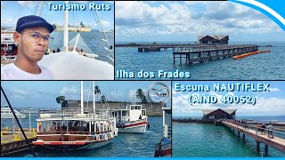 Escuna Aurea Nautiflex 40052 Atracando Na Ilha Dos Frades Ba, Turismo Ruts