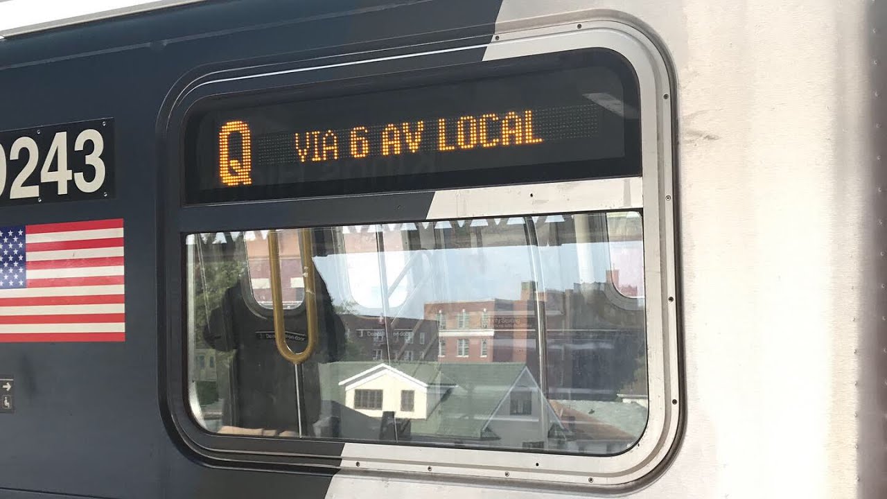 RARE: R160 Cuomo Q train via 6th Avenue Local Program!