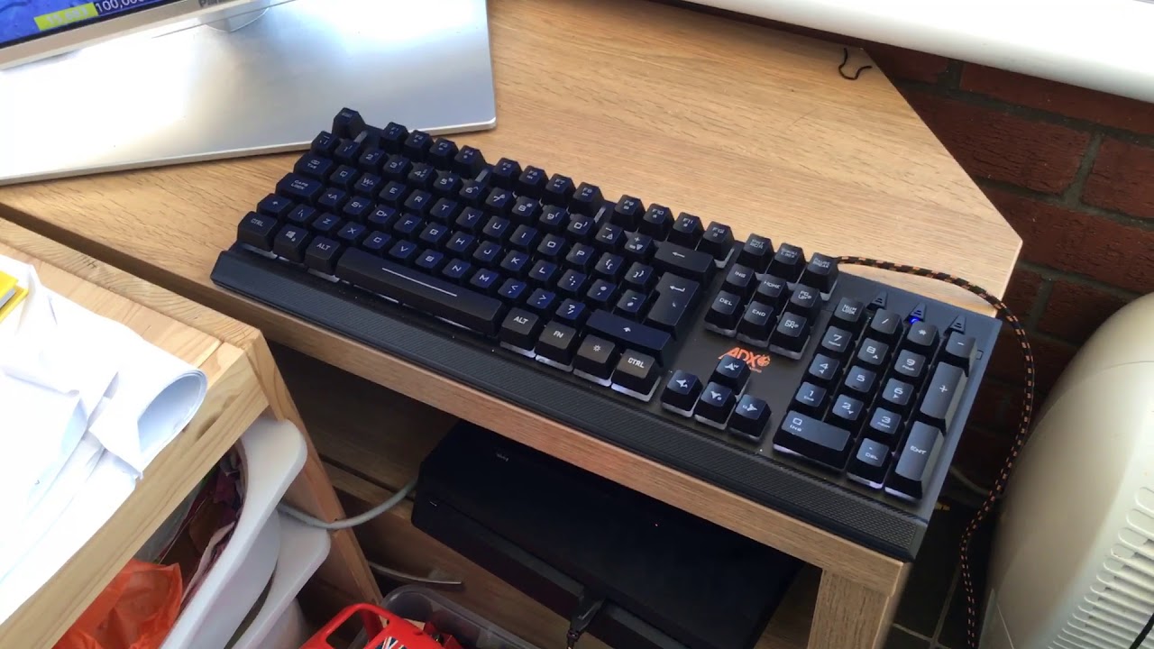 ADX firefight k01 gaming keyboard review including light settings