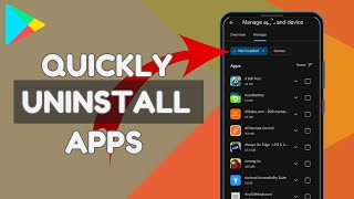 How To Quickly Delete Or Uninstall Apps Directly From The Play store screenshot 3