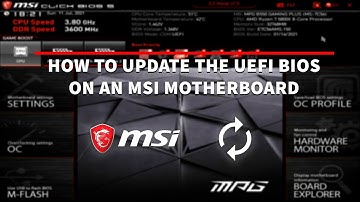 How To Update The UEFI BIOS On An MSI Motherboard - 2 Methods