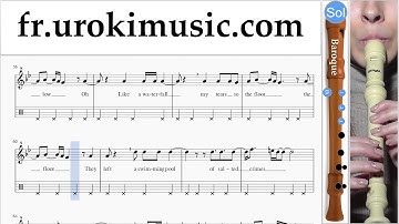 Cours de Flute à bec B. Rihanna Sledgehammer Partie#2 Partitions Mélodie Сhansons Tuto Comment