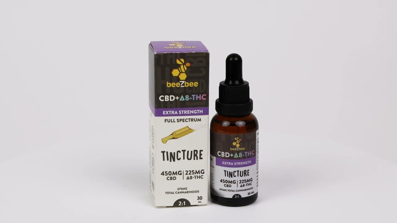 High Strength CBD+Delta-8 THC Tincture – Smooth and Potent