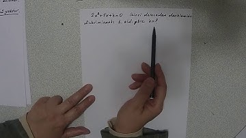 İKİNCİ DERECEDEN BİR BİLİNMEYENLİ DENKLEMLERİN GENEL ÇÖZÜMÜ !!!