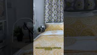 100% Pure Cotton Retro Mustard Reversible Printed Duvet Cover Set✨