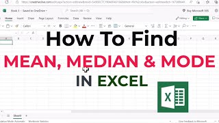 How to calculate Mean Median and Mode in Excel । Step by step । Full video comming soon