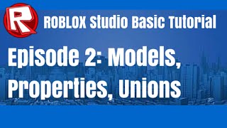 ROBLOX Studio Basic Tutorials | Part 2