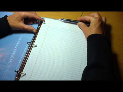 college ruled paper