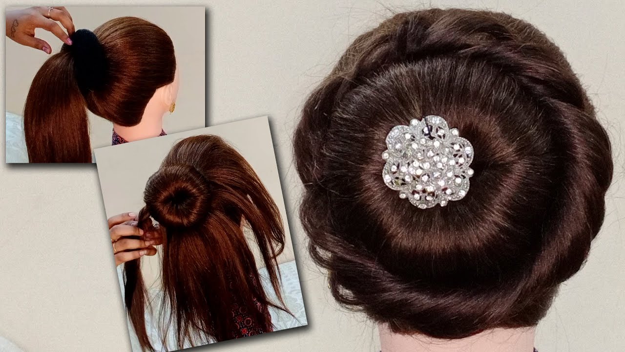 Simple Bun Hair Style For Beginner's Style's For You YouTube