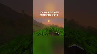 single player be like #fyp #minecraft #minecraftshorts #blowup #blocks #alone