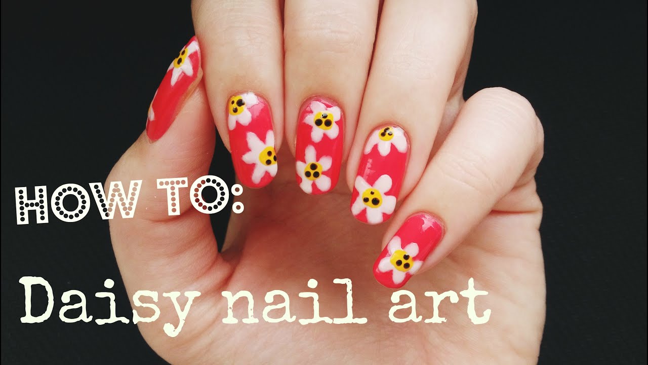 How to: Daisy nail art