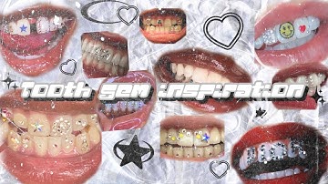 ☆ Tooth gem inspo ☆