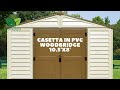 Video: Casetta in PVC WoodBridge Plus 10,5'x8' Duramax Premier, 325 x 247 x 233 cm