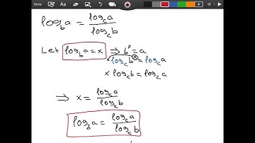 Proving the Change of Base Formula