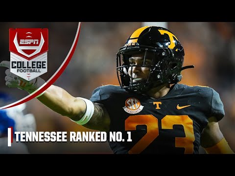 Reacting to tennessee being ranked no. 1 in first cfp rankings | espn college football