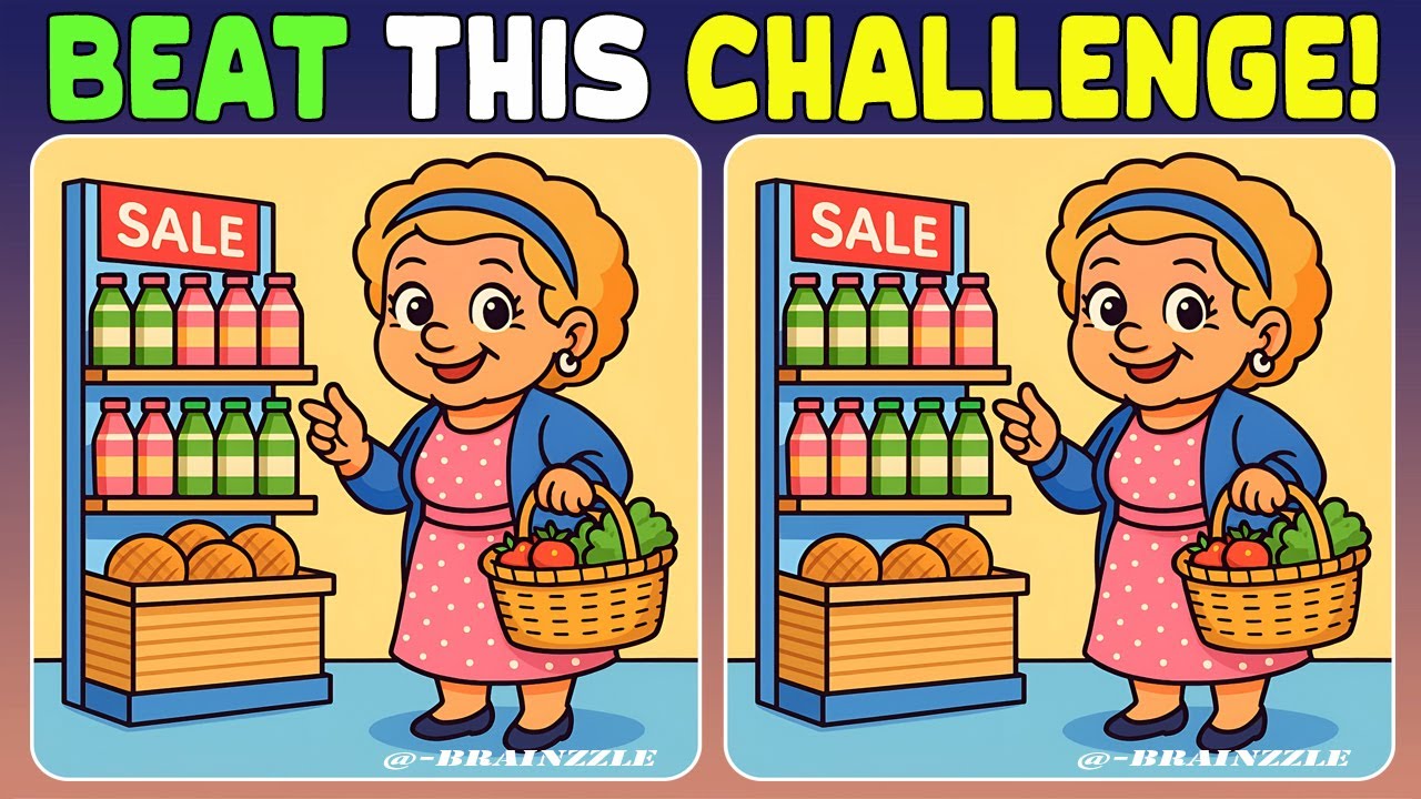Find 3 Differences in 90 seconds | Genius Level Challenge – Uncover Three Edits!