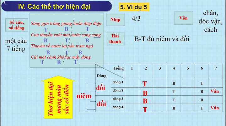 Bài tập phân tích bàng trắc nhjip điệu trong thơ năm 2024