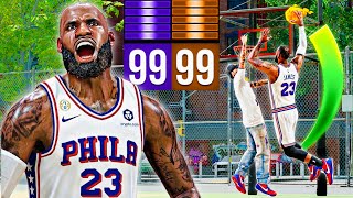 THIS 6'8 "PLAYMAKING GLASSCLEANER" is DOMINATING NBA 2K27! 6'8 DEMIGOD BUILD!