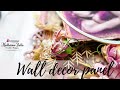 How To create Easy Handmade Wall Decor Panel