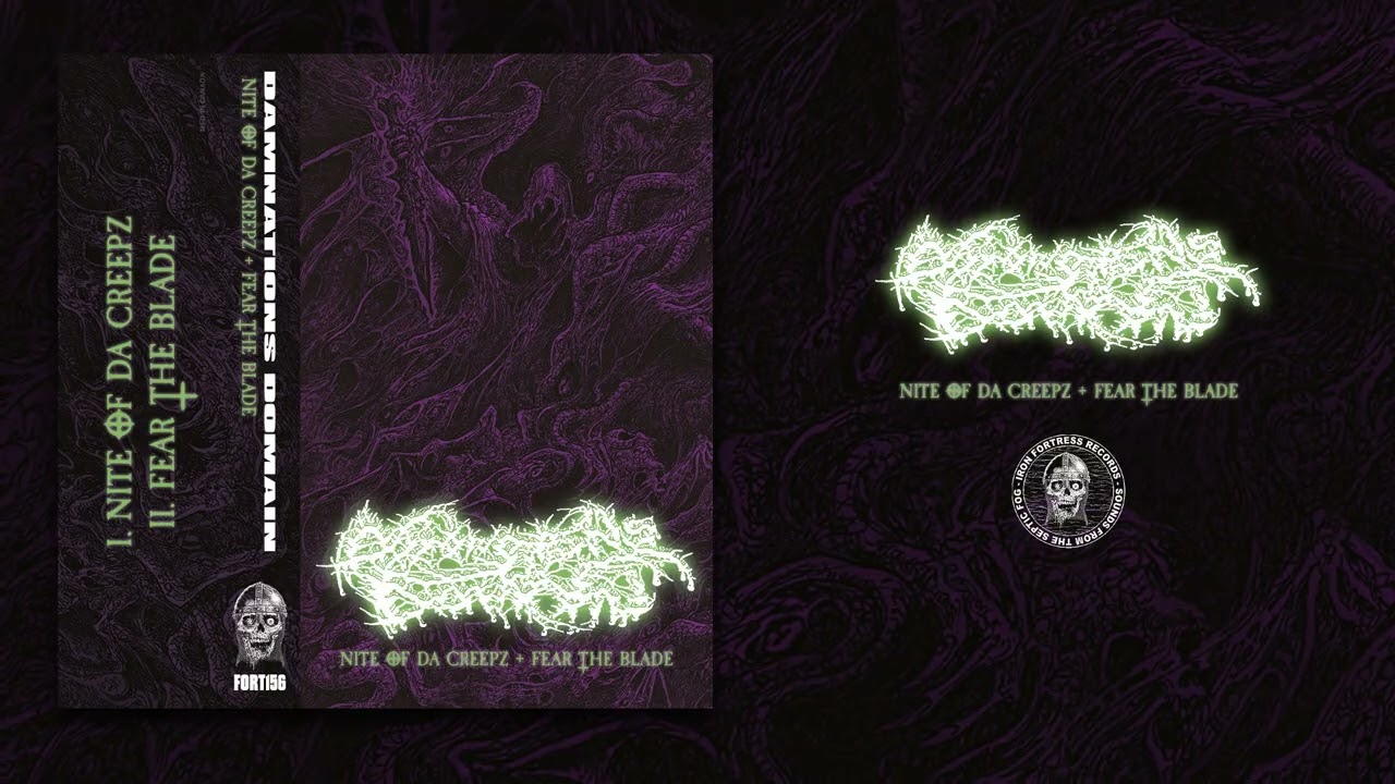 DAMNATIONS DOMAIN (US) - NIGHT OF DA CREEPZ + FEAR THE BLADE (EP) - Iron Fortress Records 2025