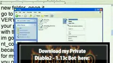 Download PRIVATE Diablo 1.13c Bot - Diablo 2 Bot D2NT[100% Working].mpg