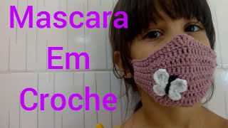 Como fazer máscara em crochê infantil