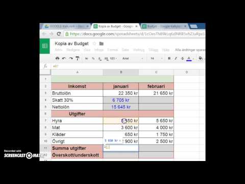 Video: Hur Man Skriver En Formel I Excel