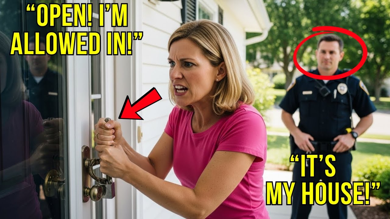 HOA Karen’s “Master Key” Jammed in My Lock — She Screamed Theft! Froze As I Walk Out In Unifo