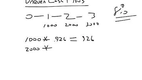 Present Value of Uneven Cash Flows