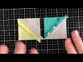 How to sew together Half-Square Triangle units without losing points!