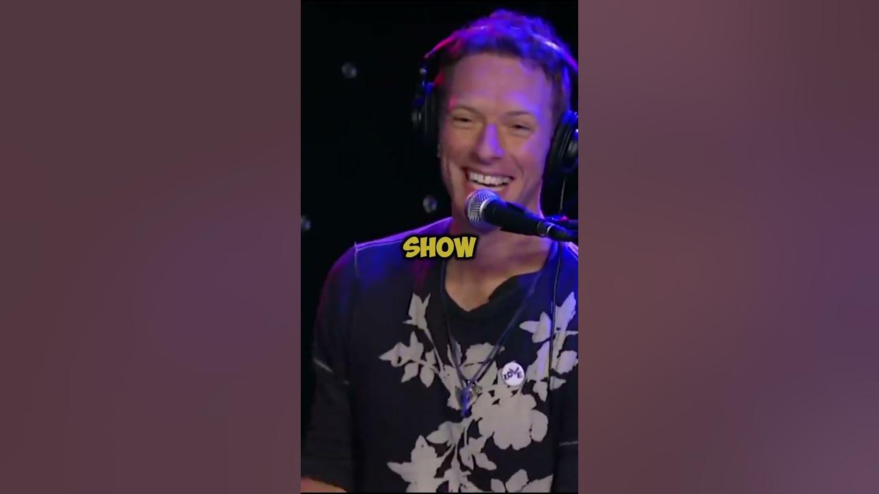 Chris Martin “Viva la Vida” (Acoustic) on the Howard Stern Show#music #coldplay #shorts