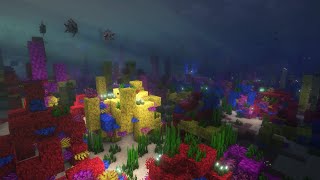 🌊 𝘜  𝘕  𝘋  𝘌  𝘙  𝘞  𝘈  𝘛  𝘌  𝘙 🌊 Minecraft Music Ambience (visuals + no ads)