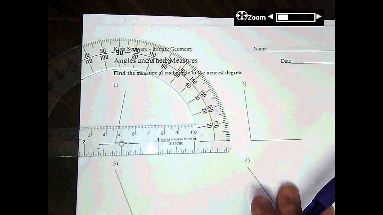 Using a protractor YouTube
