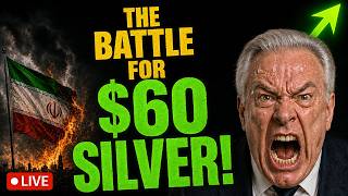 Silver Pushes Overnight! $60 Next? Market News & Analysis LIVE! 📉🚨