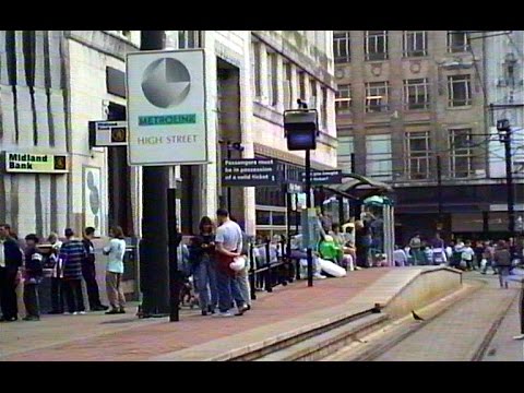  High  Street  Tram Stop Manchester  Metrolink YouTube
